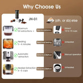 Xiaomi MIJIA Wireless Portable Espresso Coffee Maker – 3-in-1 Capsule & Powder Machine for Car, Home & Camping - Himpall